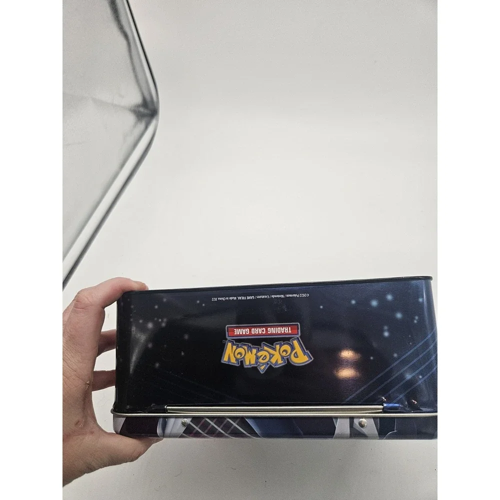 2022 Pokemon Nintendo Trading Card Game Tin Lunchbox Handle Case Storage Toy